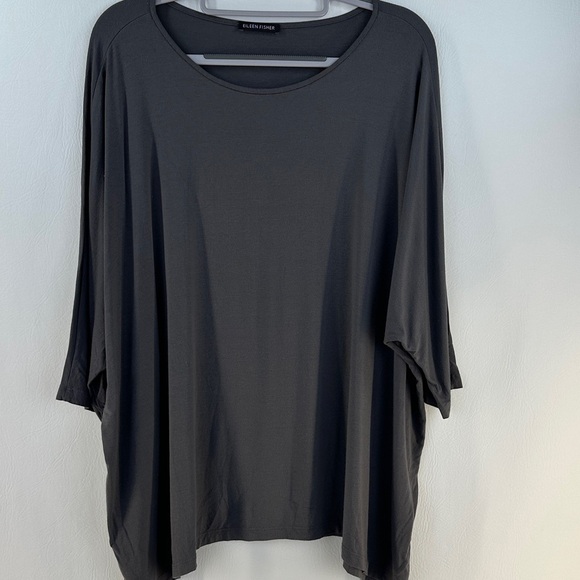Eileen Fisher Short Sleeve Oversized Top - Picture 1 of 6